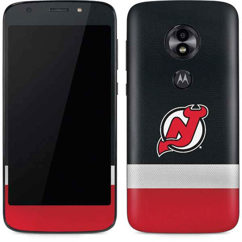 NHL New Jersey Devils Jersey Moto E5 Play Skin